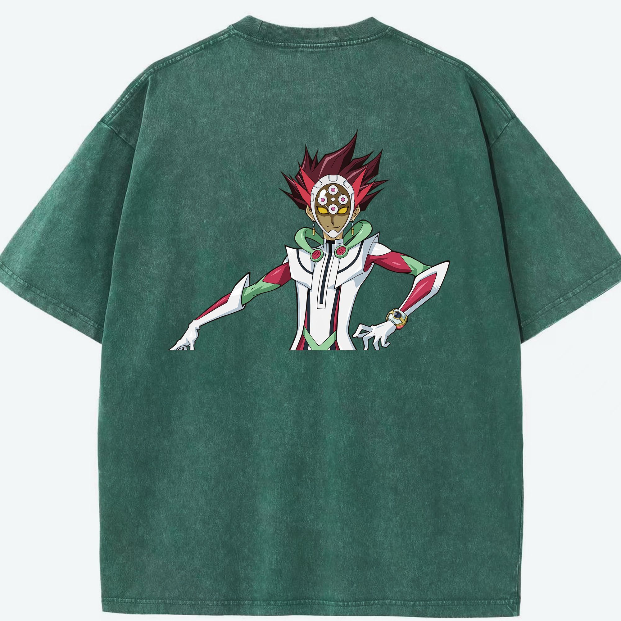 （画像用） 遊☆戯☆王 Yu-Gi-Oh! 綿100% ヴィンテージ風 半袖Tシャツ（背面プリント）